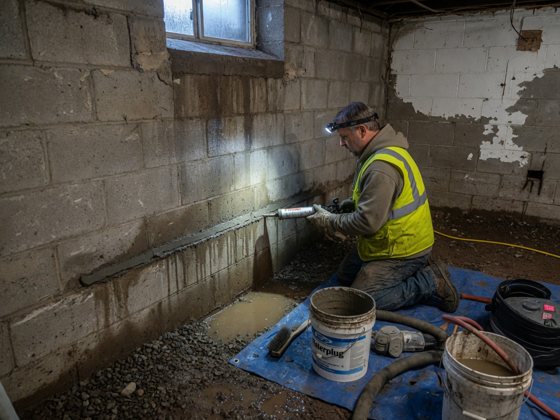 Foundation Leak Repair in Duluth