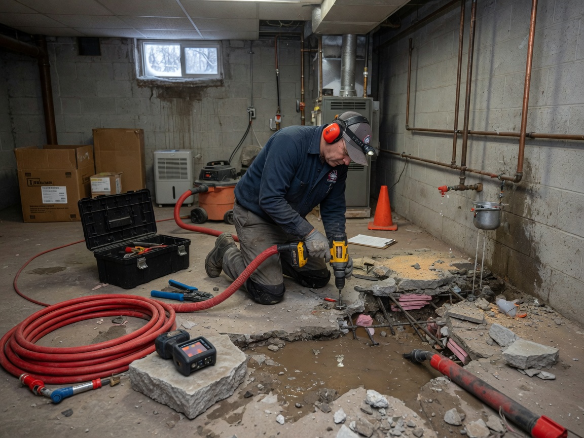 Slab Leak Repair in Abbotts Pointe, GA 30097