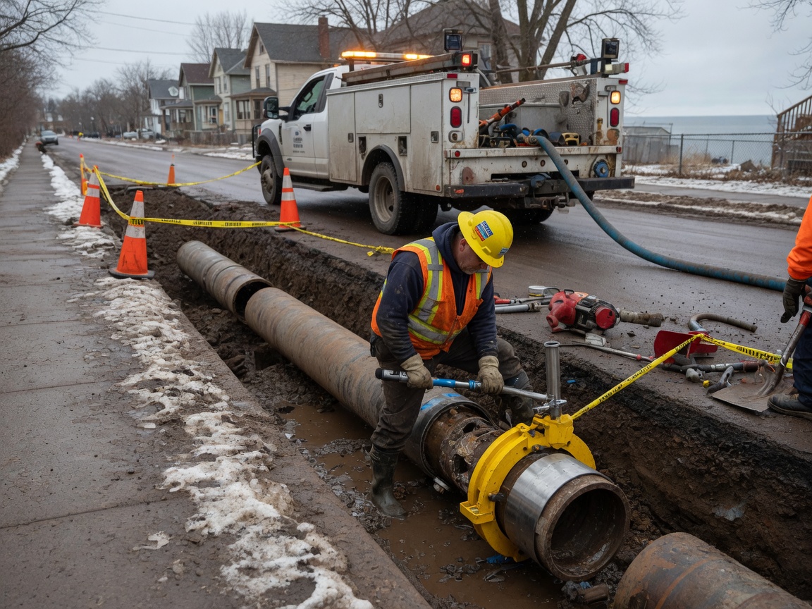 Main Water Line Repair in Duluth