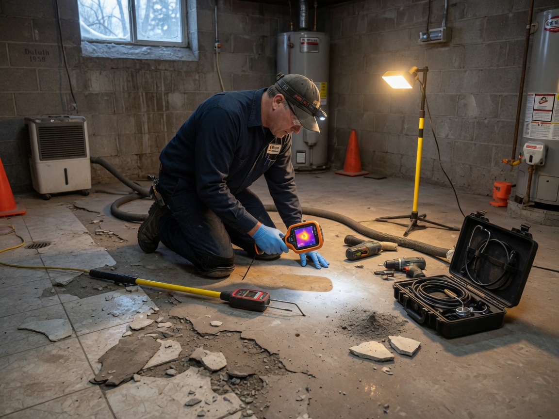 Slab Leak Detection in Duluth