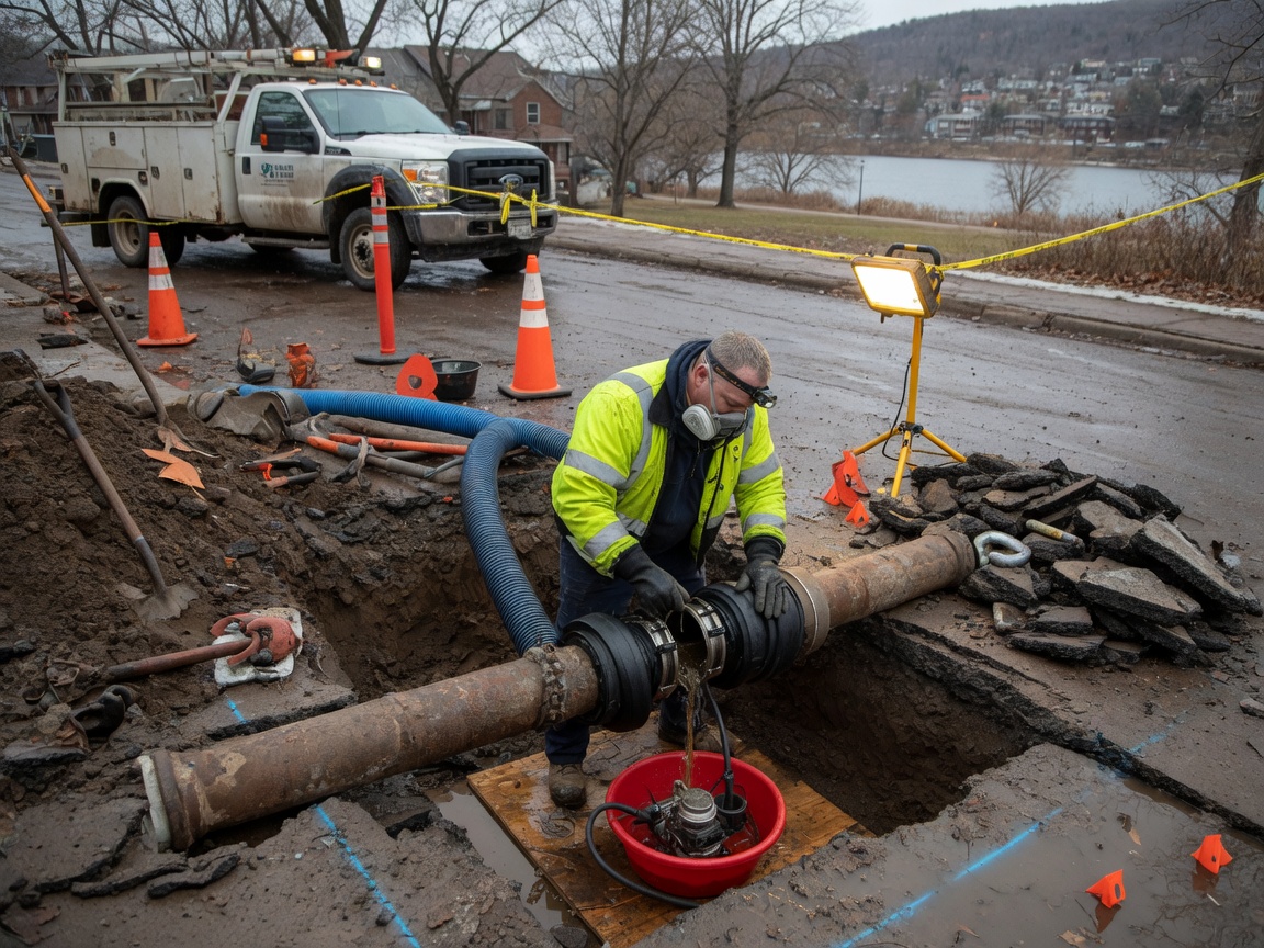 Underground Water Leak Repair in Duluth