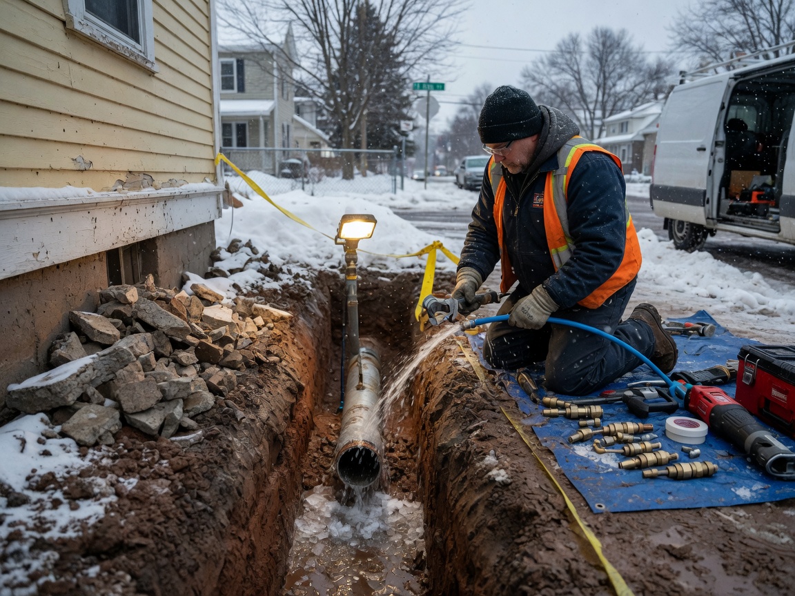 Water Line Leak Repair in Duluth